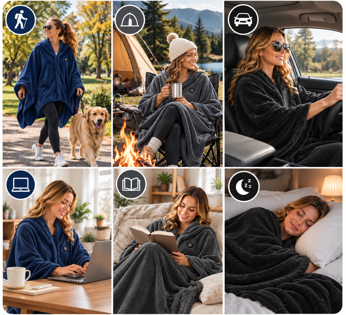 Kozie™ – Portable Heated Zip-up Jacket
